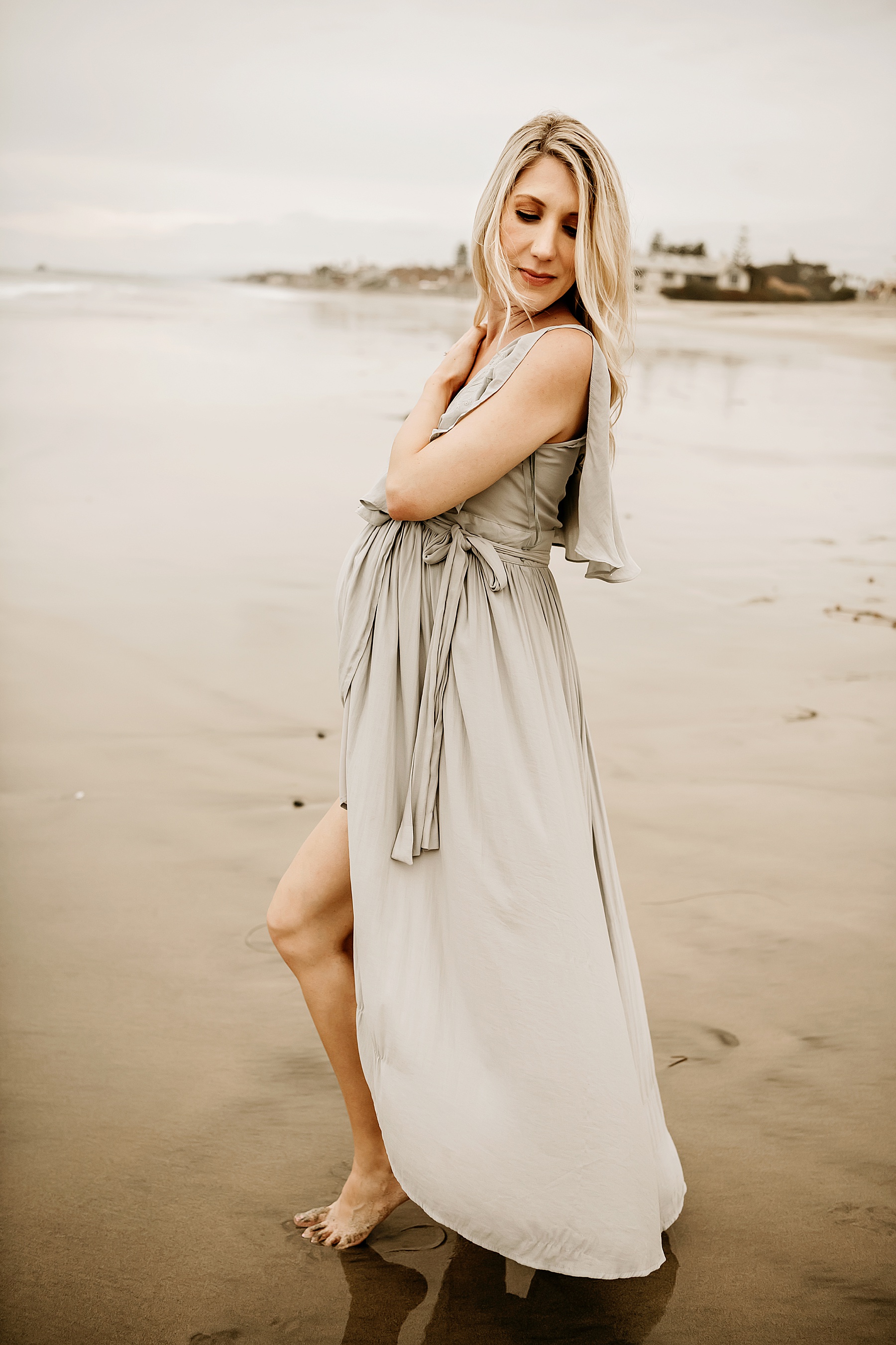 carlsbad beach maternity pictures