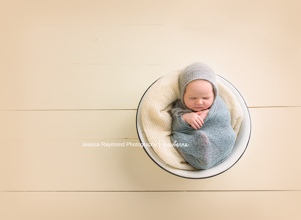 Newborn Photographer in San Diego newborn photography baby in white bowl